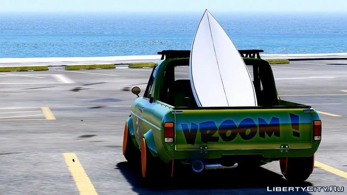 Datsun Sunny K Truck Fish Art / GTA 5