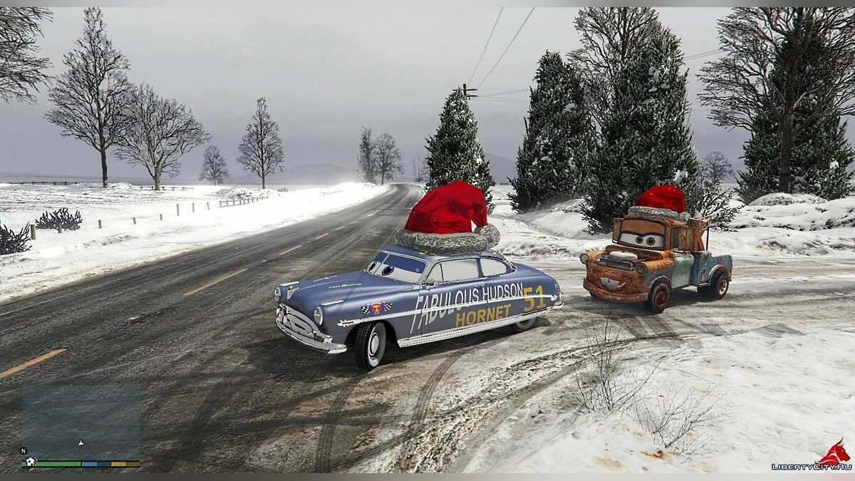 Doc Hudson (Disney Cars) Christmas [Replace] HQ 1.0 / GTA 5