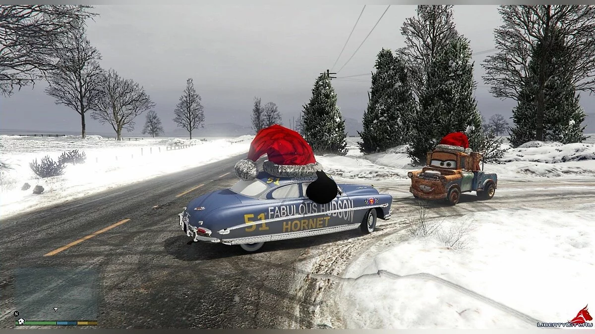 Doc Hudson (Disney Cars) Christmas [Replace] HQ 1.0 / GTA 5