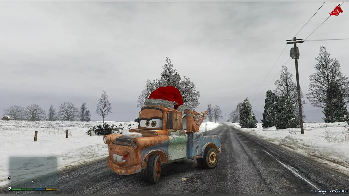Tow Mater (Disney Cars) Christmas [Add on|Replace] HQ 1.0 / GTA 5