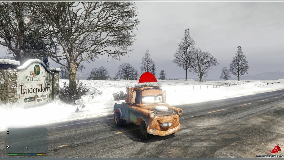 Tow Mater (Disney Cars) Christmas [Add on|Replace] HQ 1.0 / GTA 5