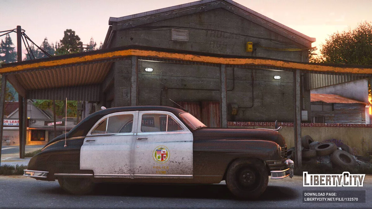 1948 Packard Standard Eight w Police version [Add-On | Extras | LODs] 1.3 / GTA 5