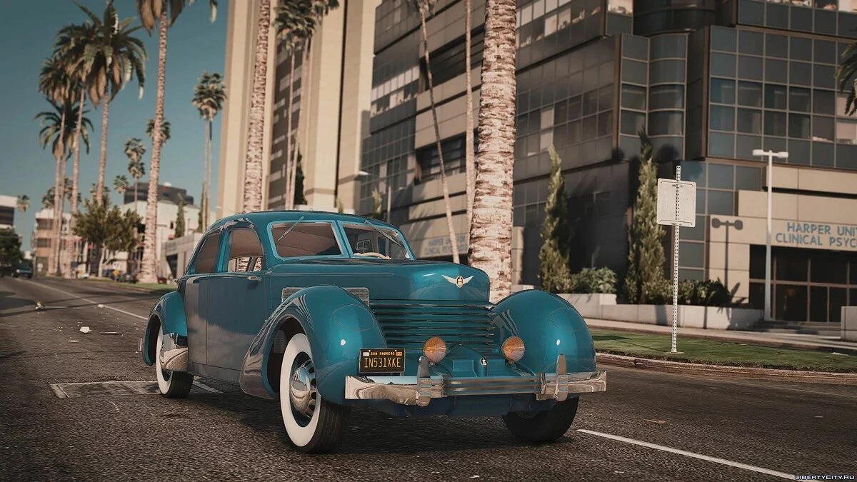 1937 Cord 812 Charged Beverly Sedan [加载项 | LODs | 额外选项] 1.0 / GTA 5
