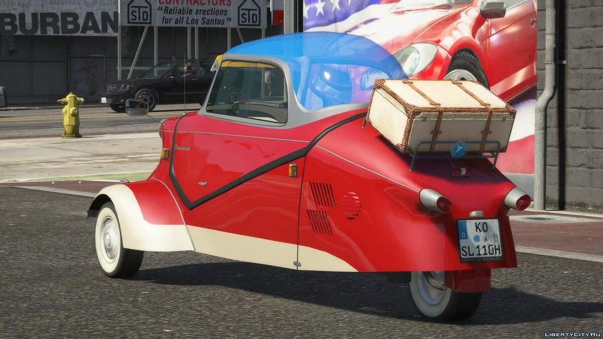 1955-63年Kabinenroller Messerschmitt KR 200 [附加/替换 | 动画 | 附加功能] 1.0 / GTA 5