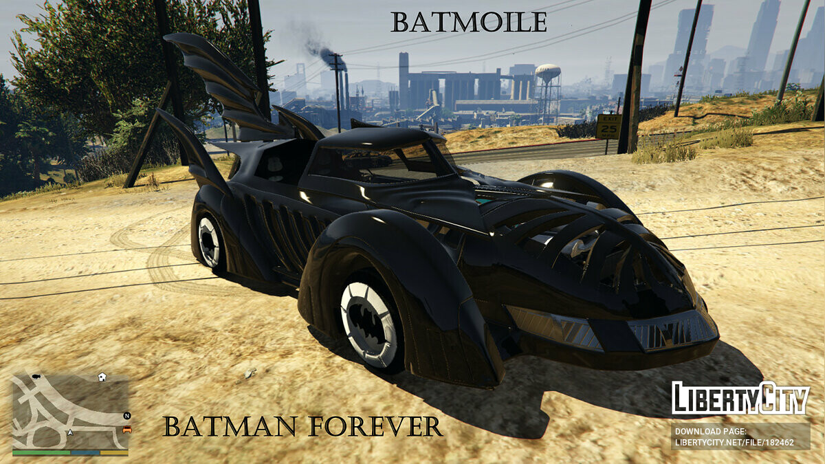 Download Batman Forever Batmobile 1995 [Add-On]  for GTA 5