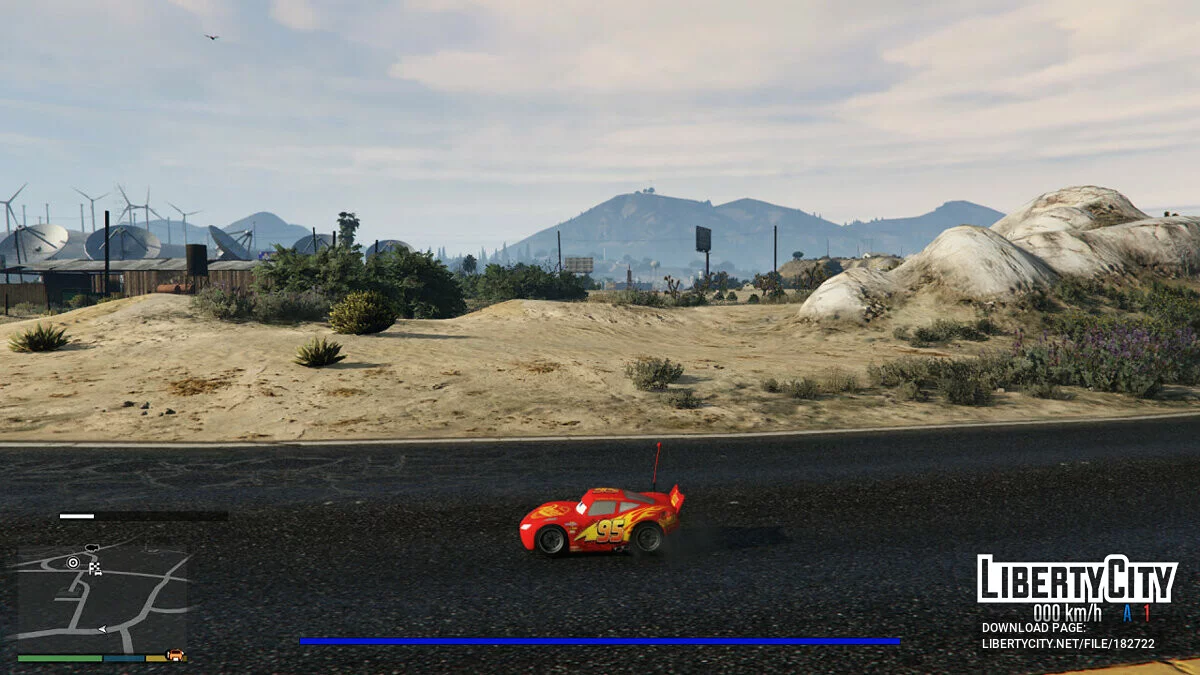 Cars RC McQueen [Add-On] 0.1 / GTA 5