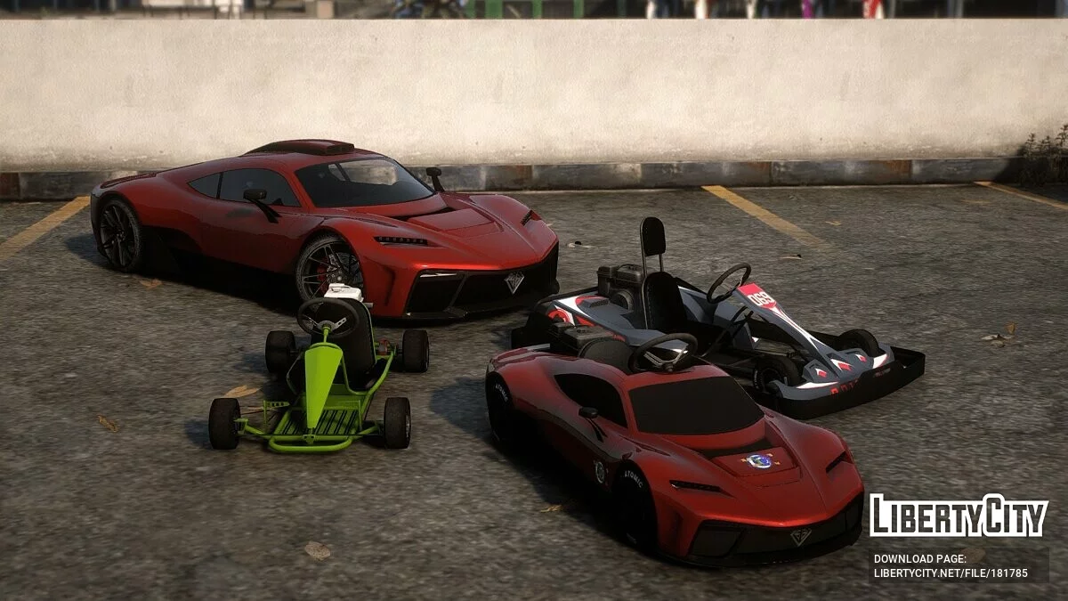 Dinka Veto Krieger Kinder-Kart [Add-On | LODs] 1.0 / GTA 5