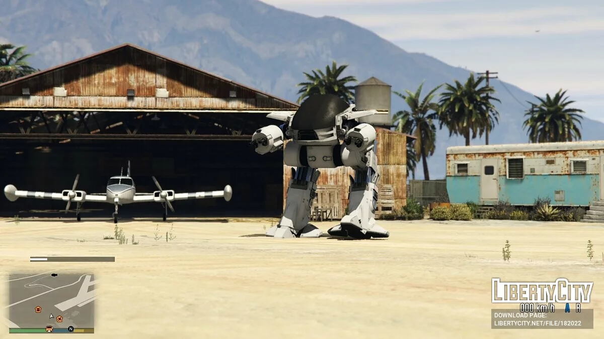 ED-209 de Robocop [Add-On | VehFuncs V] 0.1 / GTA 5