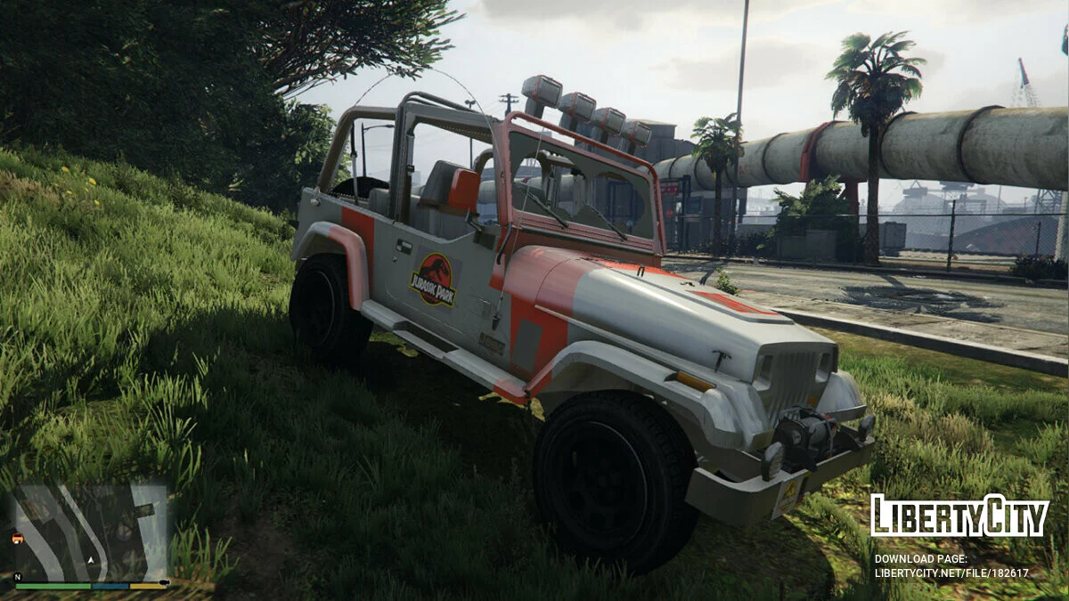 Jurassic Jeep [ADD-ON] 0.4 / GTA 5