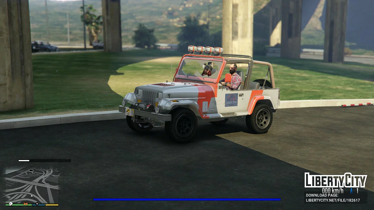 Jurassic Jeep [ADD-ON] 0.4 / GTA 5
