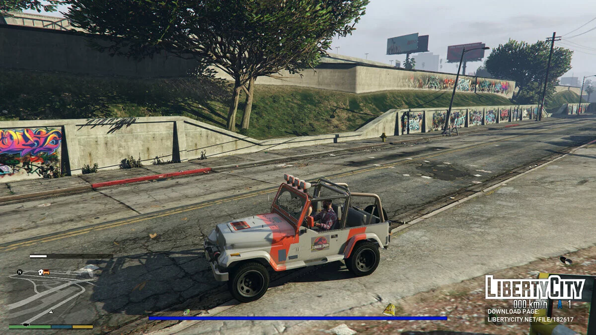 Jurassic Jeep [ADD-ON] 0.4 / GTA 5