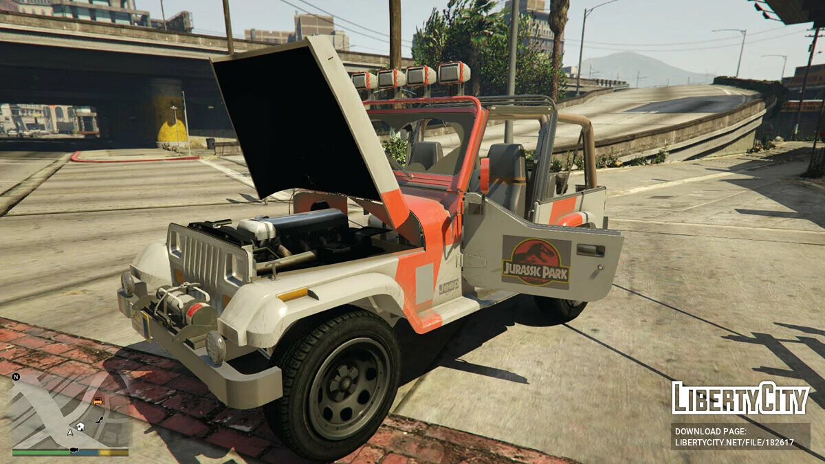 Jurassic Jeep [ADD-ON] 0.4 / GTA 5
