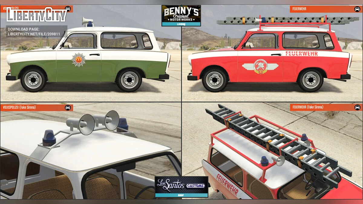 Trabant 601 Universal v1.0 / GTA 5