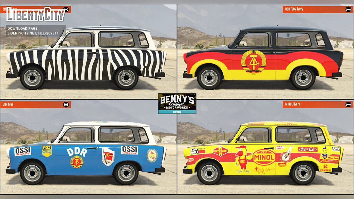 Trabant 601 Universal v1.0 / GTA 5