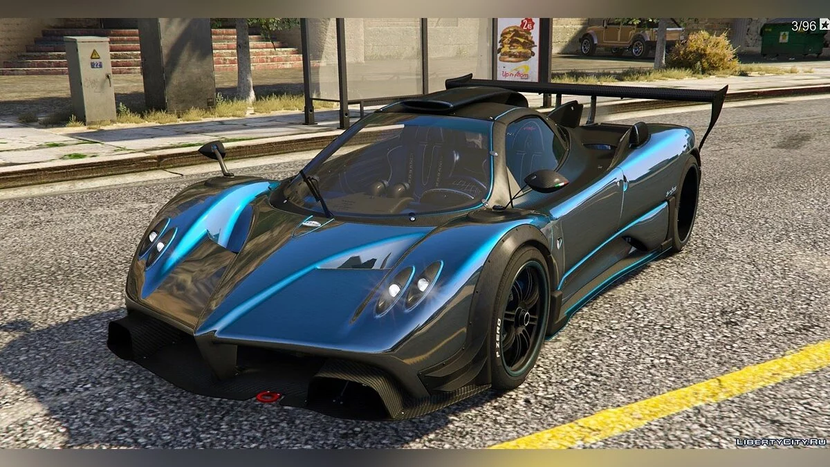 2009 帕加尼 Zonda Cinque 跑车 (定制) [附加 | 雨刷] 1.1 / GTA 5