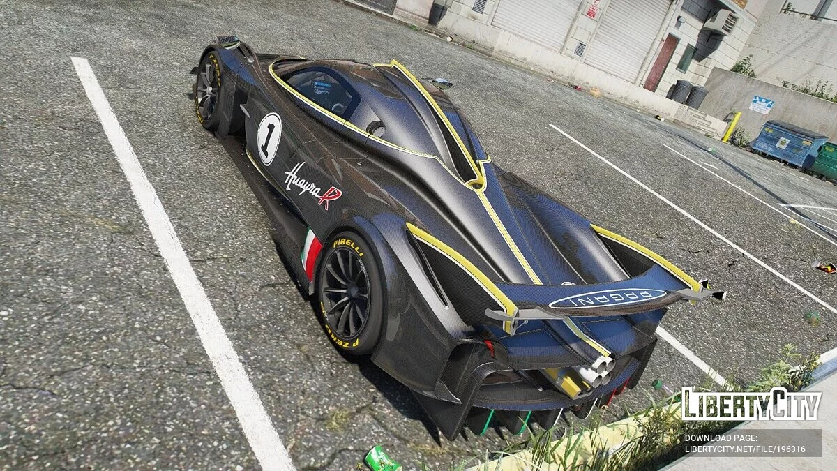 Pagani Huayra R Animated Lights / GTA 5
