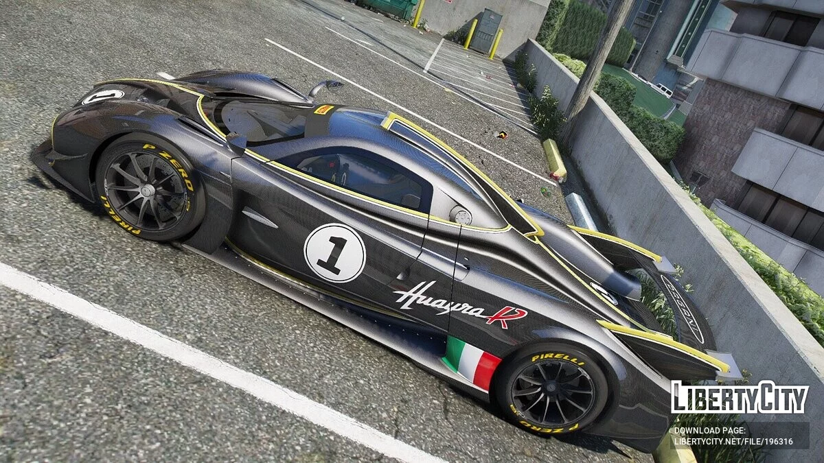 Pagani Huayra R Animated Lights / GTA 5