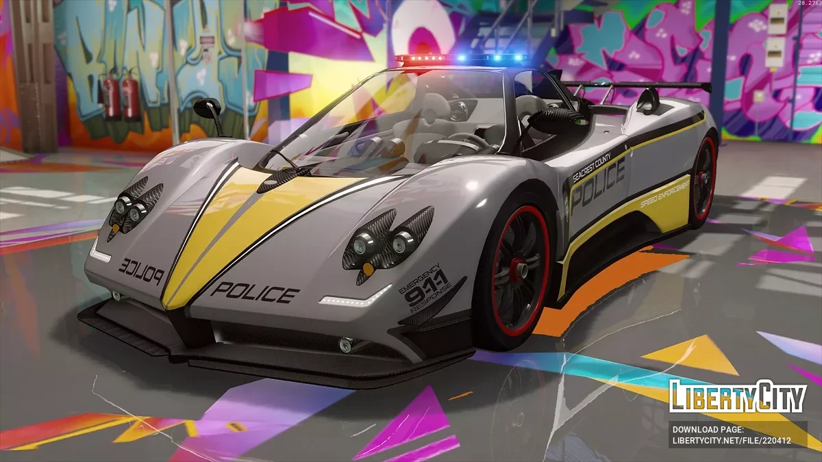 Pagani Zonda Tricolore | Hot Pursuit Police / GTA 5