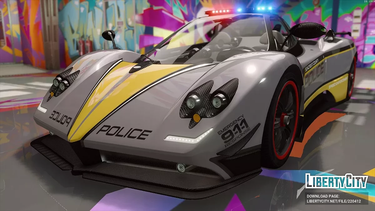 Pagani Zonda Tricolore | Hot Pursuit Police / GTA 5