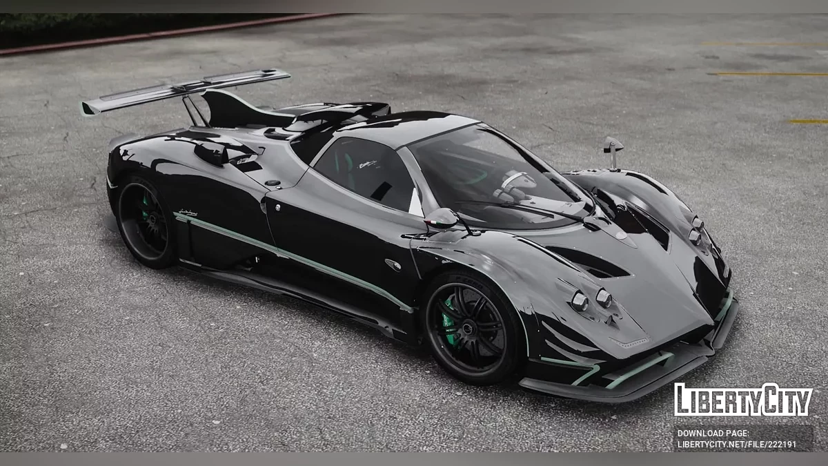 Pagani Zonda 760 Roadster Diamante Verde / GTA 5