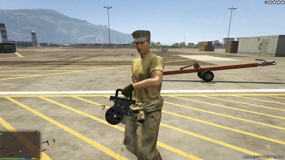 Поліція/СВАТ/Армія мають мінігун 1.0 / GTA 5