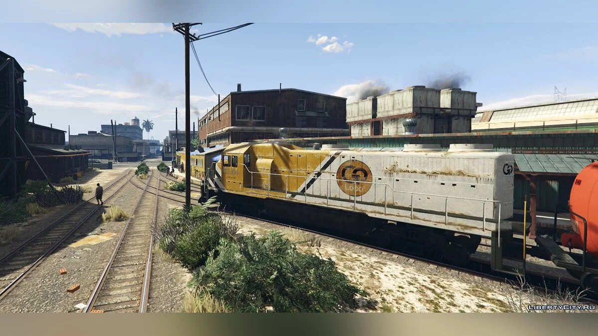 Подовжений вантажний потяг - Схід ЛС / GTA 5
