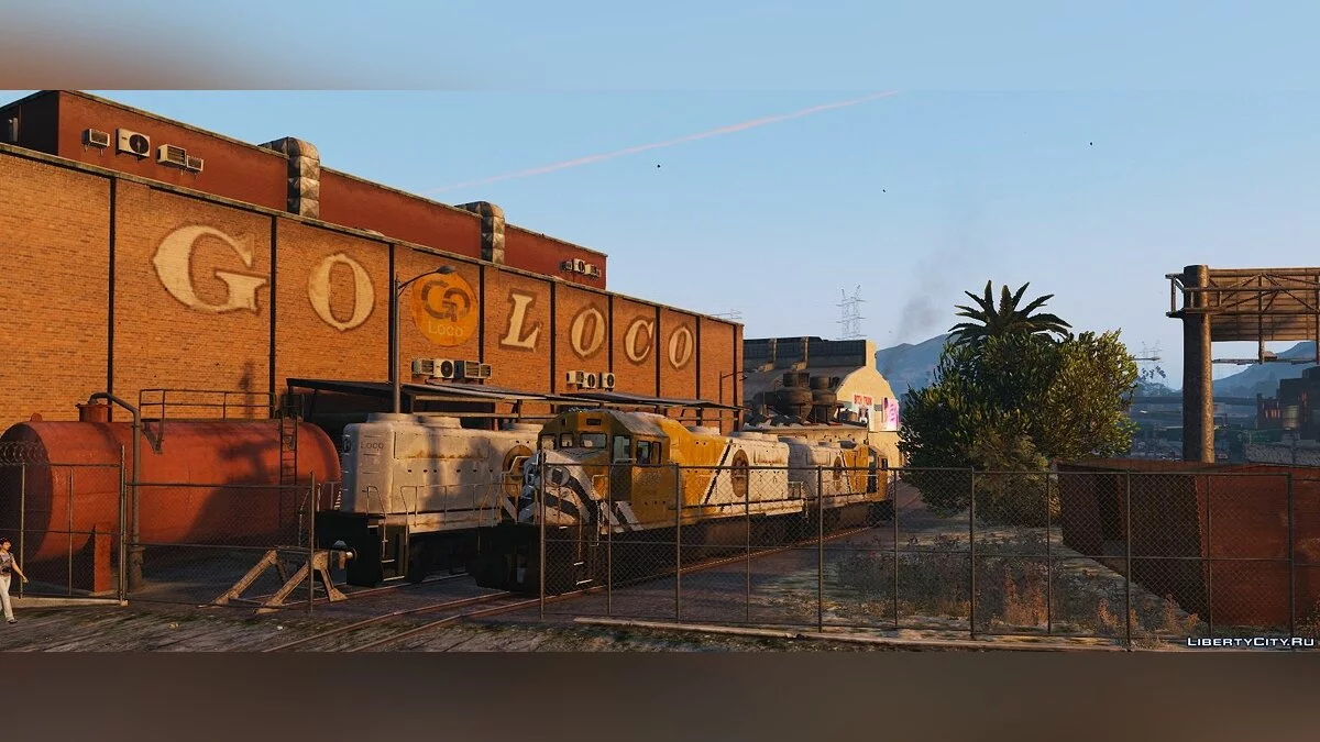 Подовжений вантажний потяг - Схід ЛС / GTA 5