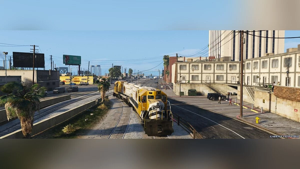 Подовжений вантажний потяг - Схід ЛС / GTA 5