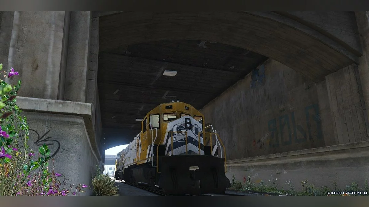 Подовжений вантажний потяг - Схід ЛС / GTA 5