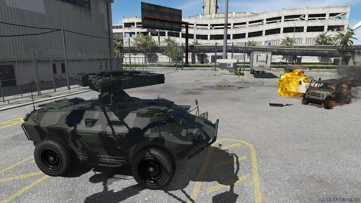 Control Weapon on HVY APC 1.0 - Functional APC Rocket Launcher / GTA 5