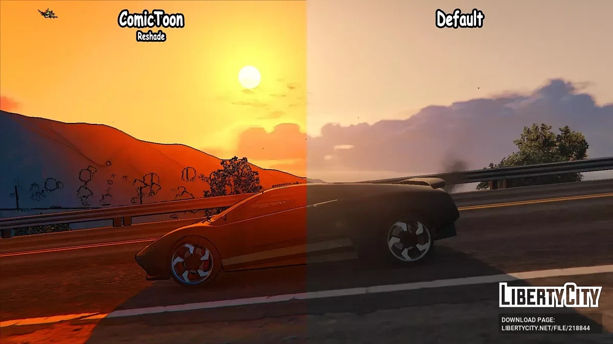 Коміксний решейд - GTA V / GTA 5