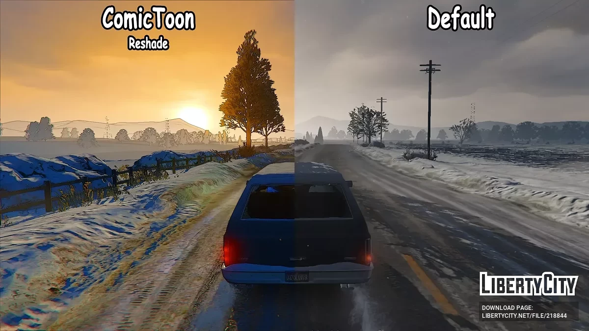 Коміксний решейд - GTA V / GTA 5