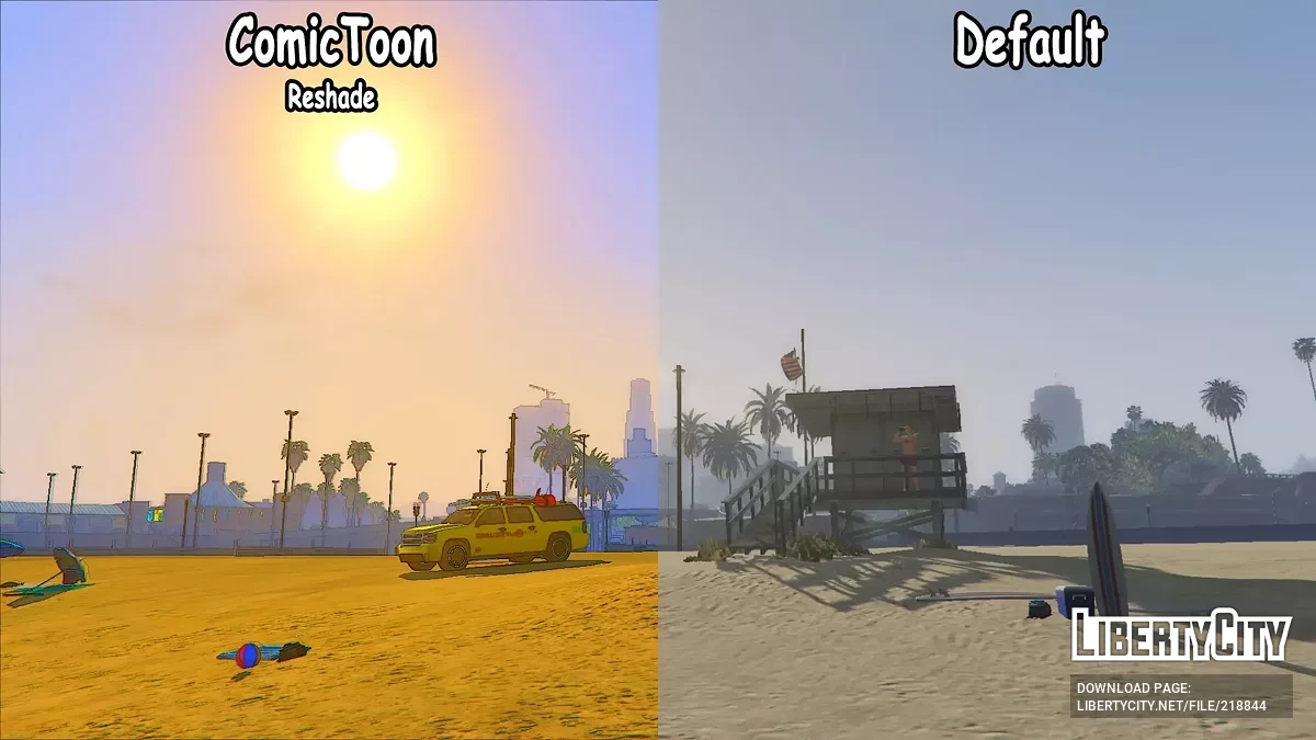 Коміксний решейд - GTA V / GTA 5