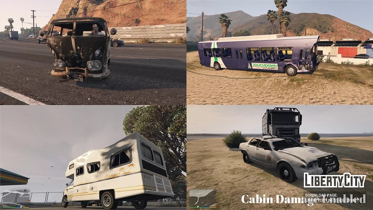 Drive V (Реалістичне водіння / керованість і пошкодження + підтримка DLC) 7.2 / GTA 5