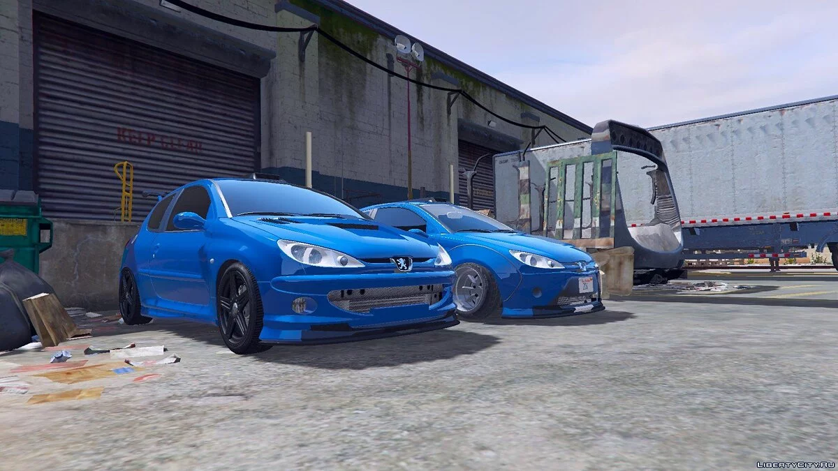 Peugeot 206 corpo kit [Adição / Substituição | Tunagem] 1.4 / GTA 5