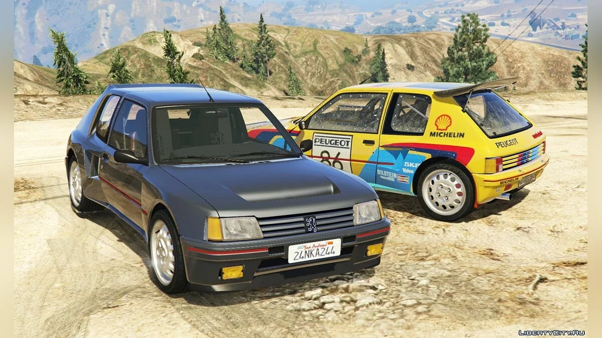 Peugeot 205 Turbo 16 (2 Cars Pack) [Add-On | Tuning | Livery] 1.4 / GTA 5