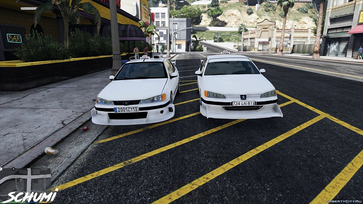 Download Peugeot 406 (Taxi And Taxi2) [Add-On] 1.0 For GTA 5