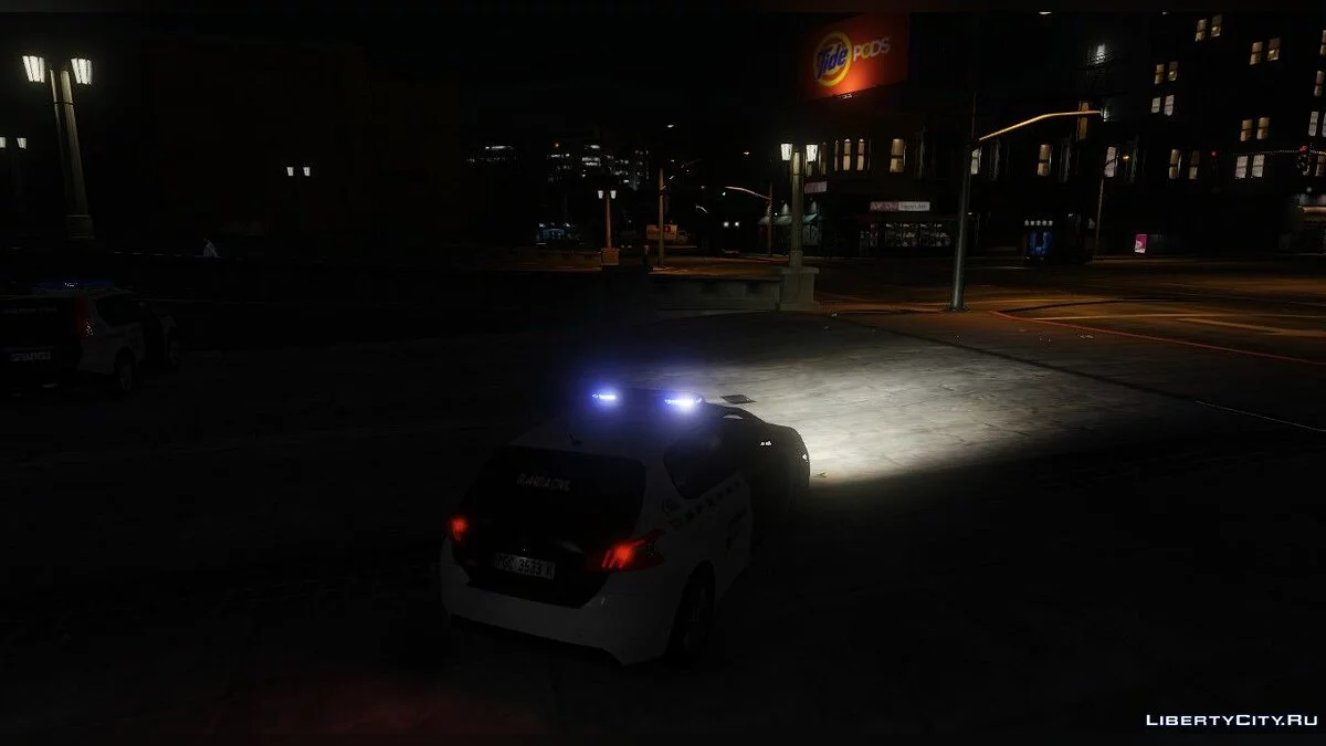 Peugeot 308 de la Guardia Civil 2018 / GTA 5