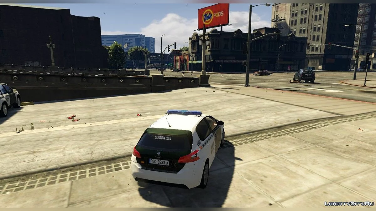 Peugeot 308 de la Guardia Civil 2018 / GTA 5