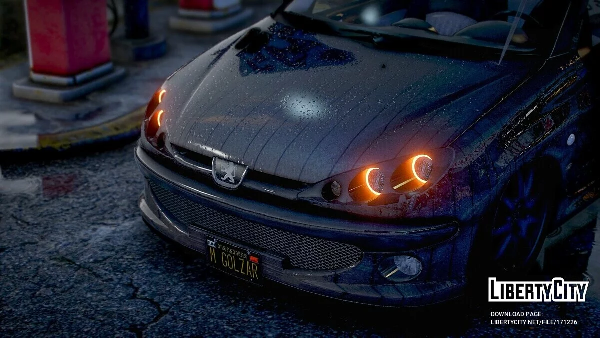 Peugeot 206 GTI [Add-On | Animated | Tuning] 1.1 / GTA 5