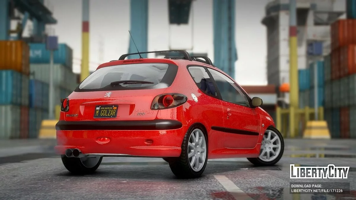 Peugeot 206 GTI [Add-On | Animated | Tuning] 1.1 / GTA 5