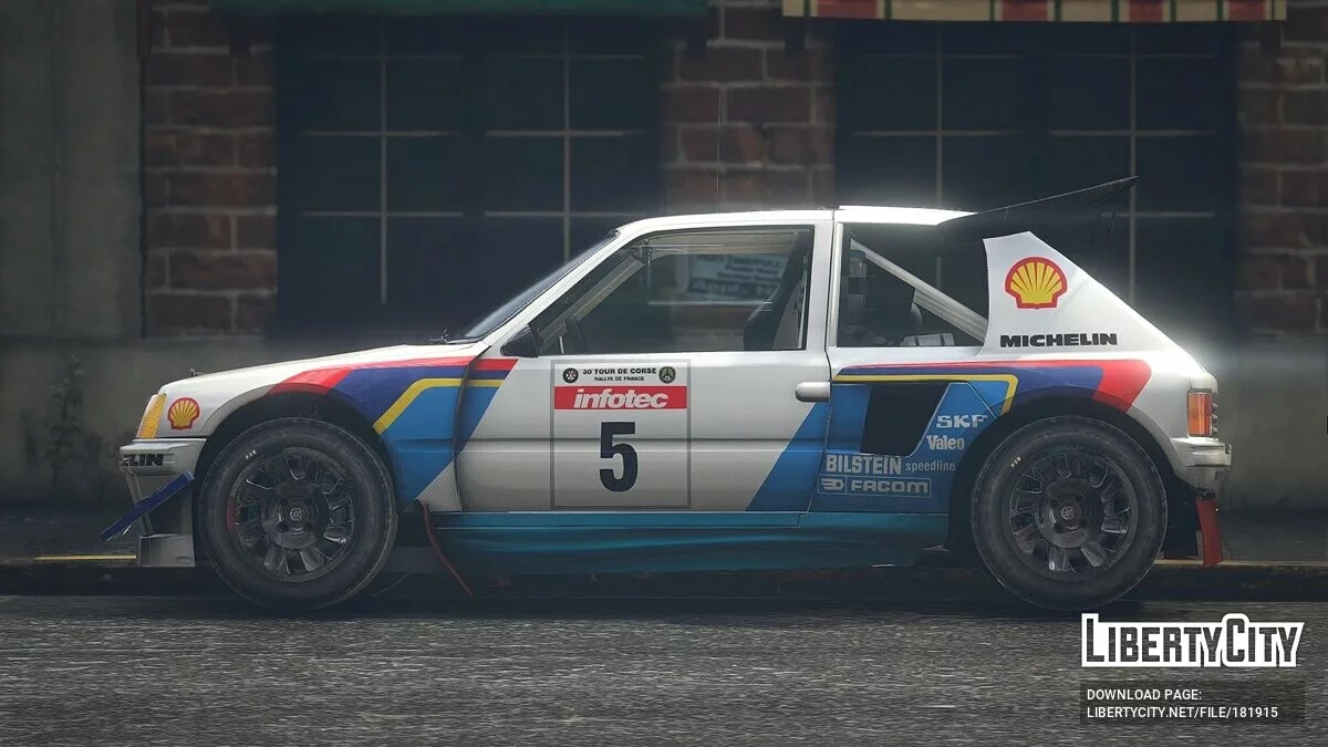 1985 Peugeot 205 T16 [Add-On / FiveM] 1.1 / GTA 5
