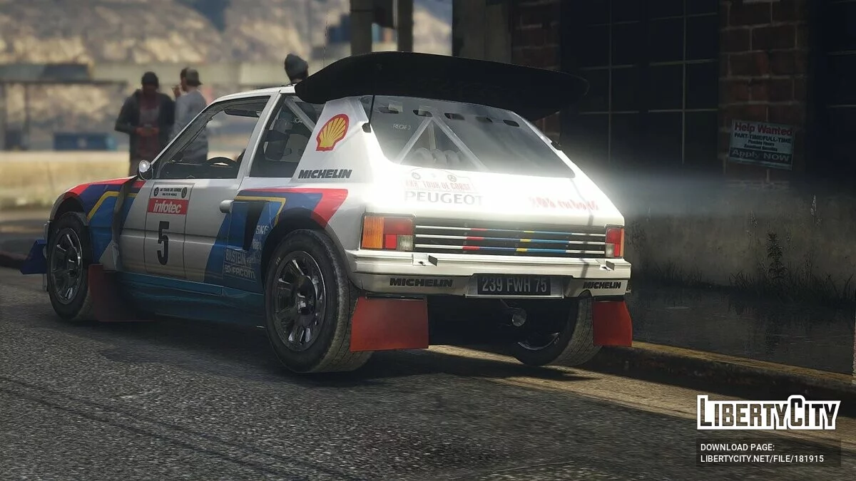 1985 Peugeot 205 T16 [Add-On / FiveM] 1.1 / GTA 5