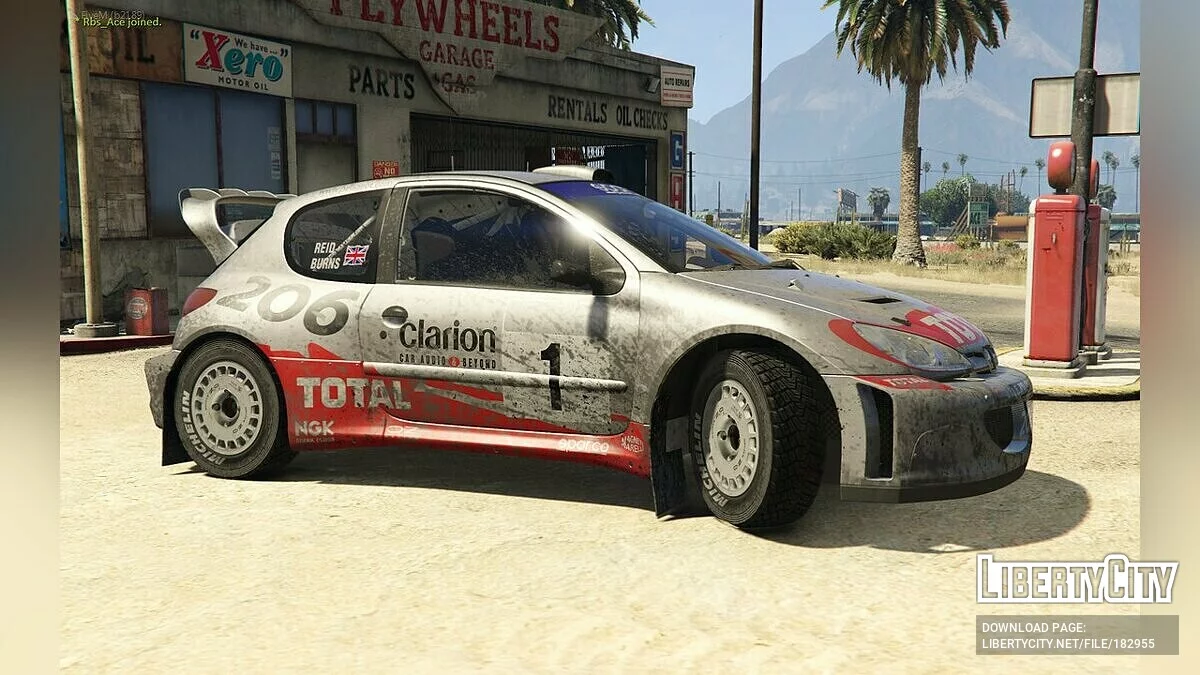 Peugeot 206 WRC v1.0 / GTA 5