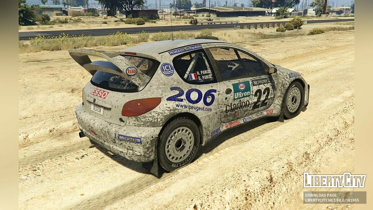 Peugeot 206 WRC v1.0 / GTA 5
