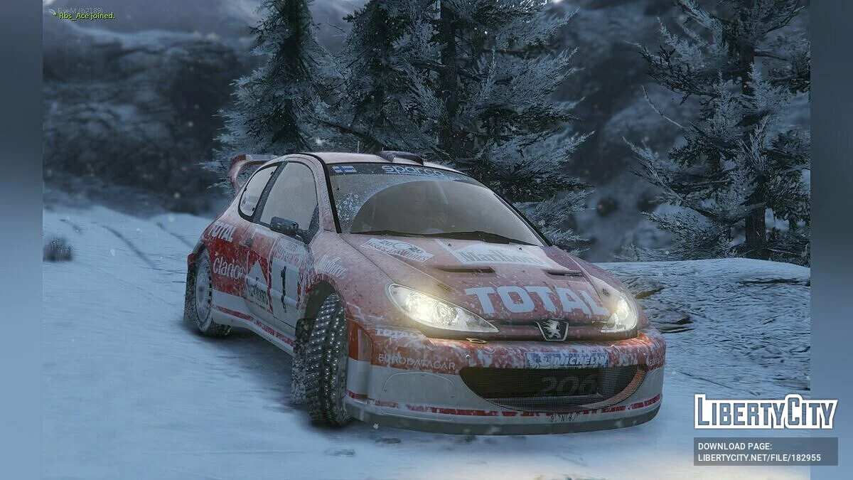 Peugeot 206 WRC v1.0 / GTA 5
