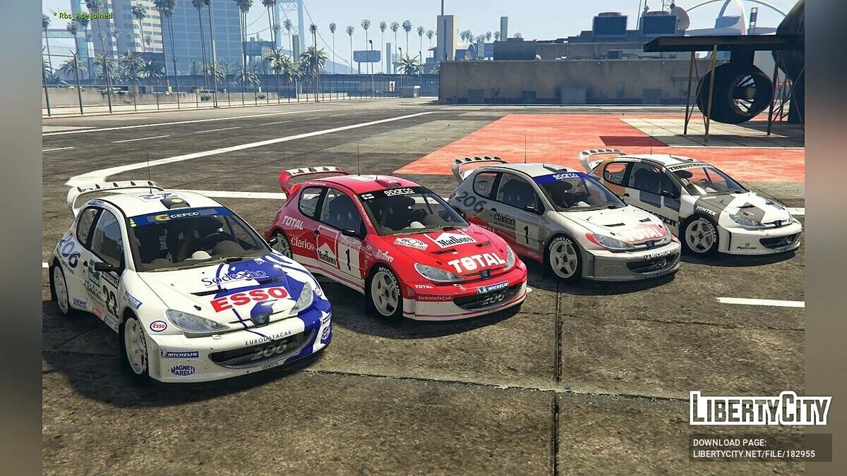 Peugeot 206 WRC v1.0 / GTA 5
