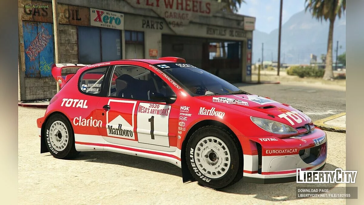 Peugeot 206 WRC v1.0 / GTA 5