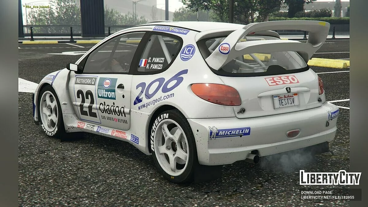Peugeot 206 WRC v1.0 / GTA 5