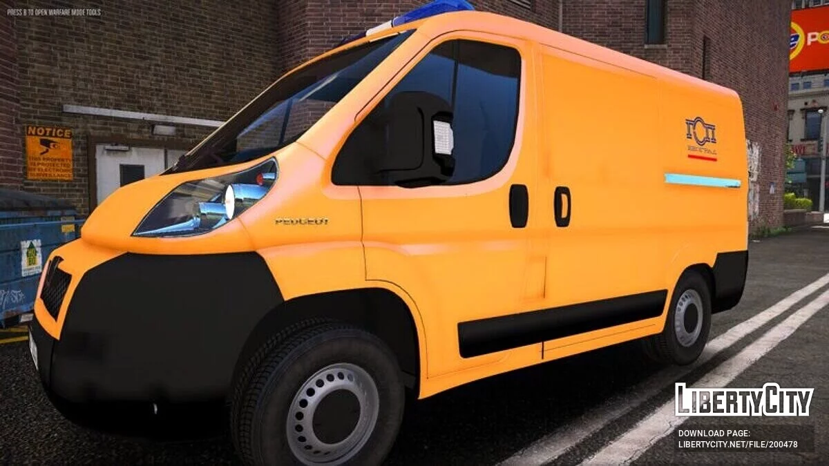 Peugeot Boxer - GSP Beograd / GTA 5